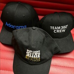 Kodak Black Baseball Caps Trio. NWOT